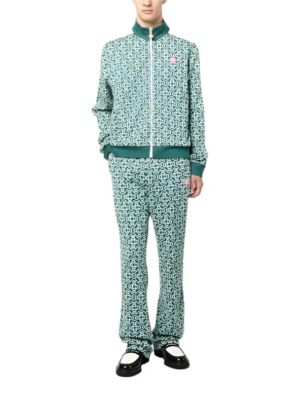 Casablanca Zip-Up Tracksuit- Green