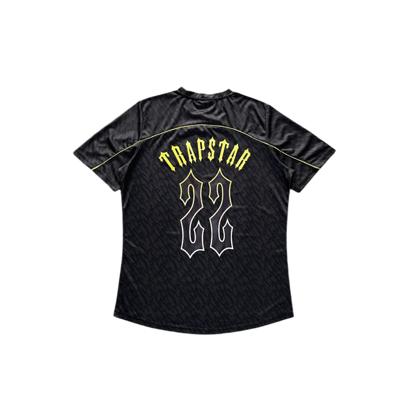 Trapstar T Football Jersey- Black/Lime