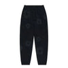 Denim Tears Cotton Wreath Sweatpants Black Monochrome
