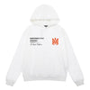 Amiri "Manufactured In Italy" Hoodie White