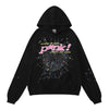 Sp5der Hoodie P*NK Black
