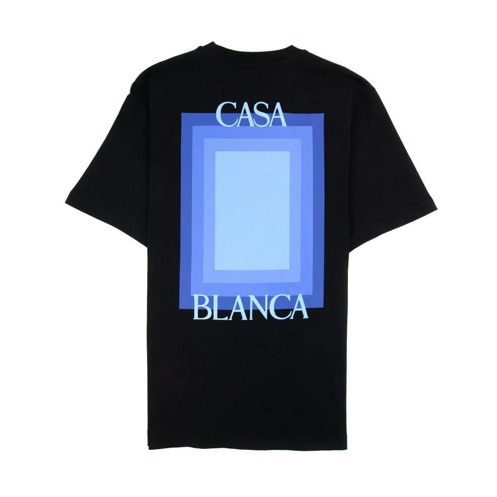Casablanca T Shirt Rectangle Black
