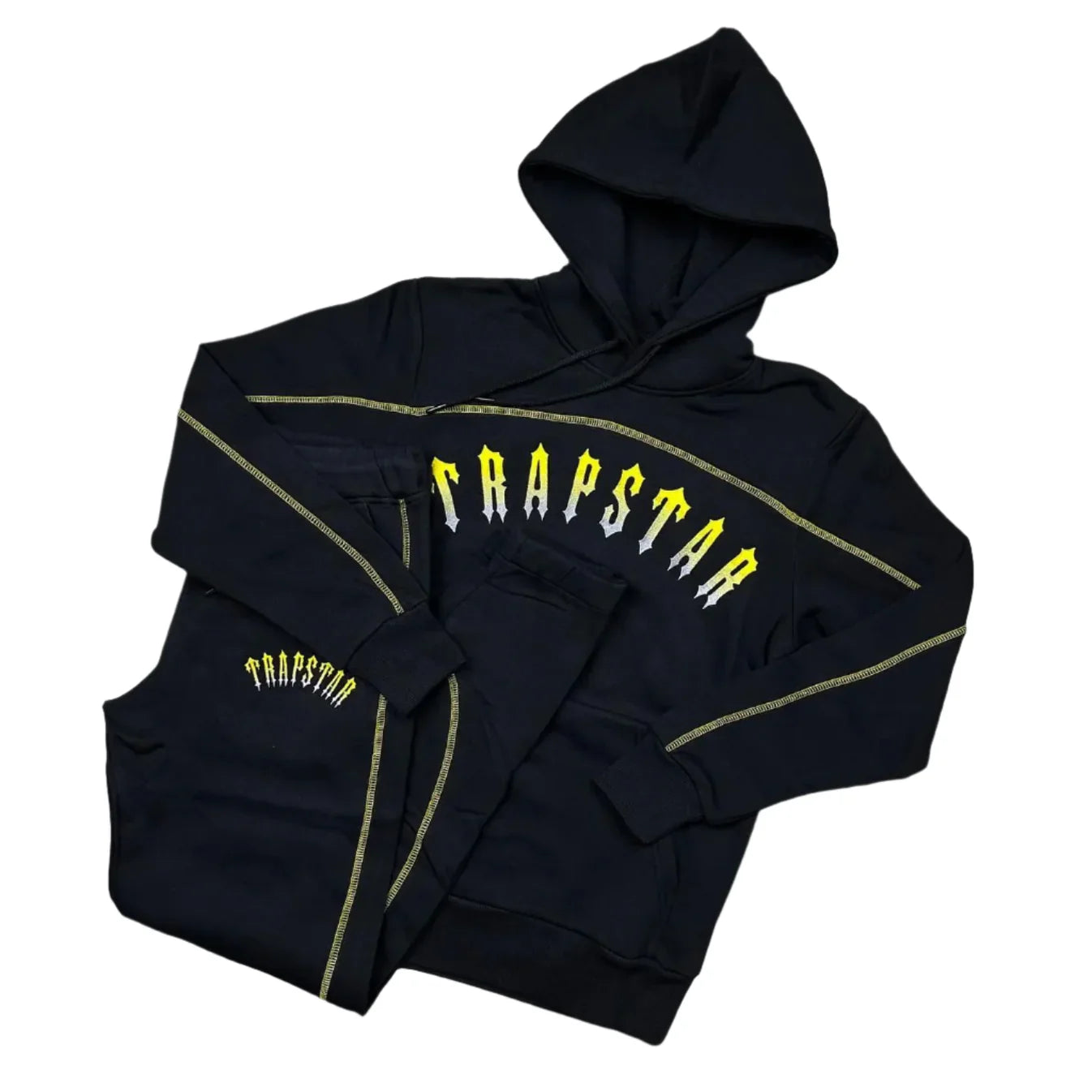 Trapstar x Central Cee Tracksuit Black Yellow